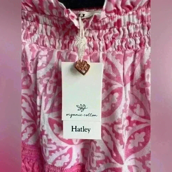 Hatley Women's  Olivia Dress Etched Mandala in Pink and White Boho Short Size XL - Picture 8 of 12